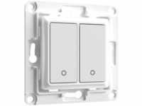 Shelly WS2WHITE, Shelly Wall Switch 2, Wandtaster 2-fach Weiß