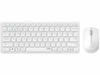 Hama 00217380, Hama 9600M Tastatur Maus enthalten QWERTY Deutsch Weiß