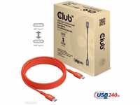Club3D CAC-1573, Club3D 2m Club 3D USB 2.0 Typ-C Kabel, 480Mb s 240W