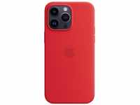 Apple MPTR3ZMA, Apple Silikon Case mit MagSafe für iPhone 14 Pro Max RED