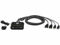 Aten CS22HF-AT, ATEN 2-Port USB FHD HDMI Kabel KVM-Switch