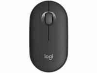 Logitech 910-007015, Logitech M350s Pebble Mouse 2 schwarz grau, Maus