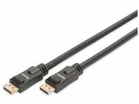 DIGITUS Displayport Verbindungs- Kabel, DP, m/amp St/St, 15m AK-340105-150-S