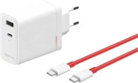 OnePlus 5461100631, OnePlus SUPERVOOC GaN Dual Charger (120W) wei&szlig;