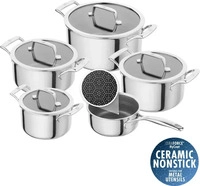 Zwilling 1034508, Zwilling Peak Kochtopfset 5-tlg, 18/10 Edelstahl