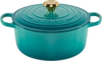 Le Creuset 21177260994450, Le Creuset Signature Br&auml;ter rund 26 cm bleu riviera