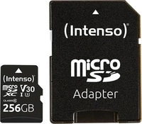 Intenso 3433492, Intenso microSDXC 256GB C10 UHS-I Professional + Adapter