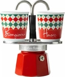 Bialetti 0007405, Bialetti Set Mini Express TRICOLORE DAMIER