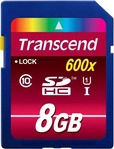 Transcend TS8GSDHC10U1, Transcend SDHC 8GB Class 10 UHS-I 600x Ultimate