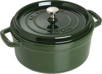 Staub 1003977, Staub La Cocotte 26cm rund basilikumgr&uuml;n, Gusseisen