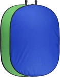 walimex 1020732, Walimex pro Falthintergrund 200x230cm gr&uuml;n/blau