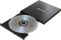 Verbatim 43888, Verbatim Slimline Blu-ray Writer USB 3.1 GEN 1 USB-C Ultra HD 4K