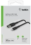Belkin CAA002bt1MBK, Belkin Lightning Lade/Sync Kabel 1m, ummantelt, mfi zert,