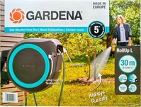 Gardena 18625-20, Gardena Wand-Schlauchbox RollUp L (t&uuml;rkis) 30 m