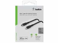 Belkin CAA004bt2MBK, Belkin Lightning/USB-C Kabel 2m ummantelt, mfi zert., schwarz