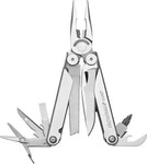Leatherman 832932, Leatherman Curl Multitool inkl. Nylon Holster