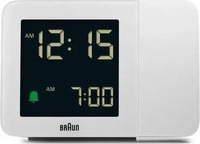 Braun 67161, Braun BC 015 W-DCF Funk Projektionswecker wei&szlig;