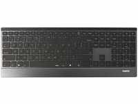 Rapoo 18748, Rapoo E9500M Multi-Mode-Tastatur Kabellos, ultraflach, Schwarz