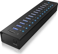 ICY BOX 70420, ICY BOX IB-AC6113 13-Port USB 3.0 Hub