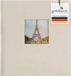 Goldbuch 27723, Goldbuch Bella Vista sandgrau 30x31 60 wei&szlig;e Seiten 27723