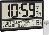 TFA 60.4521.01, TFA 60.4521.01 Funkuhr mit Au&szlig;en- und Innentemperatur