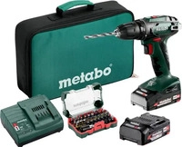 Metabo 602207930, Metabo BS 18 Set Akku-Bohrschrauber