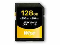 Wise SDXC UHS-II V90 128GB R:290MBs / W:260MBs WI-SD-N128