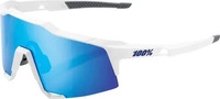 100% 60007-00012, 100% 100percent Speedcraft - HiPER Mirror Lens Matte White