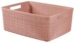 Korb JUTE rosa