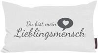 Kissen LIEBLINGSMENSCH wei&szlig;
