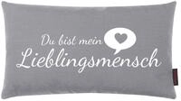 Kissen LIEBLINGSMENSCH grau