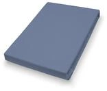 Spannbettlaken Jersey blau