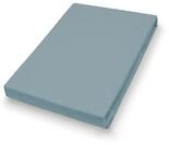 Spannbettlaken Jersey aqua