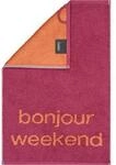 G&auml;stetuch bonjour weekend