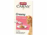 animonda Carny Adult Creamy mit Lachs + Taurin 6x15g