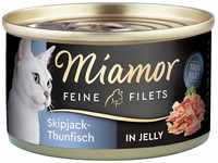 Miamor Feine Filets Skipjack-Thunfisch in Jelly 24x100g