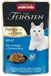 animonda vom Feinsten Adult mit Gefl&uuml;gel + Seelachsfilet 18x85g