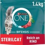 PURINA ONE BIFENSIS STERILCAT Rind 1,4kg