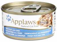 Applaws Cat Thunfischfilet & Krabbenfleisch 24x70g