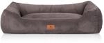 Knuffelwuff Hundebett Olivia Braungrau XL