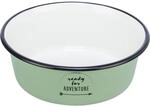 Trixie Napf Emaille gr&uuml;n 1900ml / &oslash; 21cm