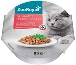 ZooRoyal Gourmet Leckerbissen mit saftigem Putenfleisch in feiner Sauce 12x85g