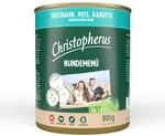 Christopherus Hundemen&uuml; mit Truthahn, Reis und Karotte 6x800g