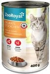 ZooRoyal Delikate St&uuml;ckchen mit H&uuml;hnchen in Karottengelee 12x400g