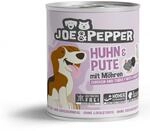 Joe und Pepper Dog Huhn und Pute mit M&ouml;hren 6x800g