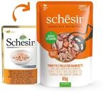 Schesir Cat Complete Thunfisch, Huhn, Garnelen in Jelly 12x85 g