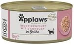 Applaws Cat Thunfischfilets und Garnelen 24x70g