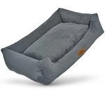 Freudentier orthop&auml;disches Hundebett Cord grau