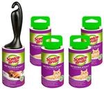 Scotch-Brite Tierhaar-Roller mit 4 Ersatzrollen