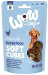 WOW DOG Soft Cubes Huhn mit Pastinake 150 g